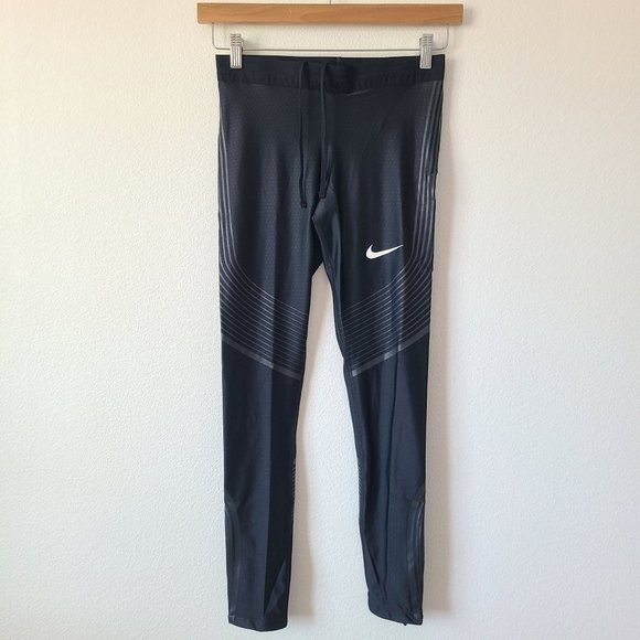 NEW Nike Womens Pro Elite Power Speed Leggings USA 718499-014 Size S Black NWOT - Picture 1 of 7